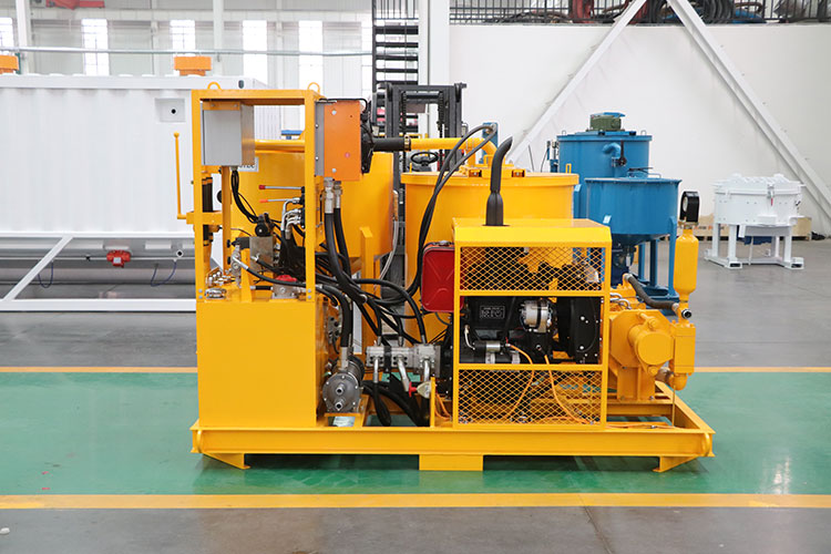 chinese-filling-compact-grout-station-in-Indonesia