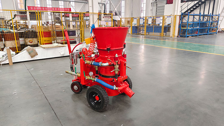 air-motor-refractory-gunning-machine-in-Russia