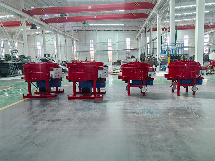 250kg-castable-pan-mixer-in-Indonesia